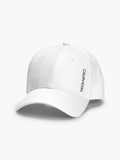 Calvin Klein Táskák & Kiegészítők HU301326 | Calvin Klein Cotton Twill Férfi Sapka Fehér